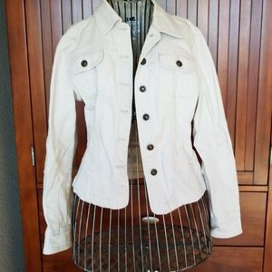 Cotton khaki denium jacket